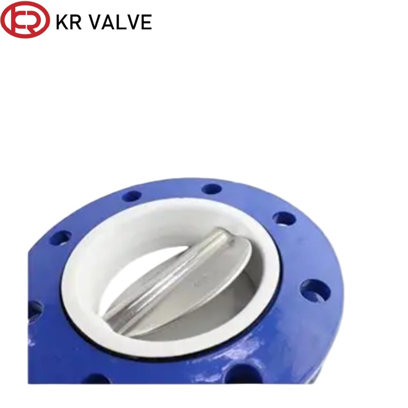 Wholesale PTFE seat U section butterfly valve concentric short series Manufacturers, Factory