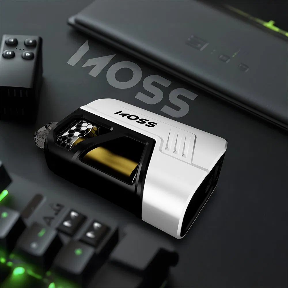 2025 New Arrival 8000 Puffs Smart Screen Electronic Cigarette Wholesale Price OEM Custom Zero Nicotine Gunnpod Moss Disposable Vape with Replacement 15ml Pod