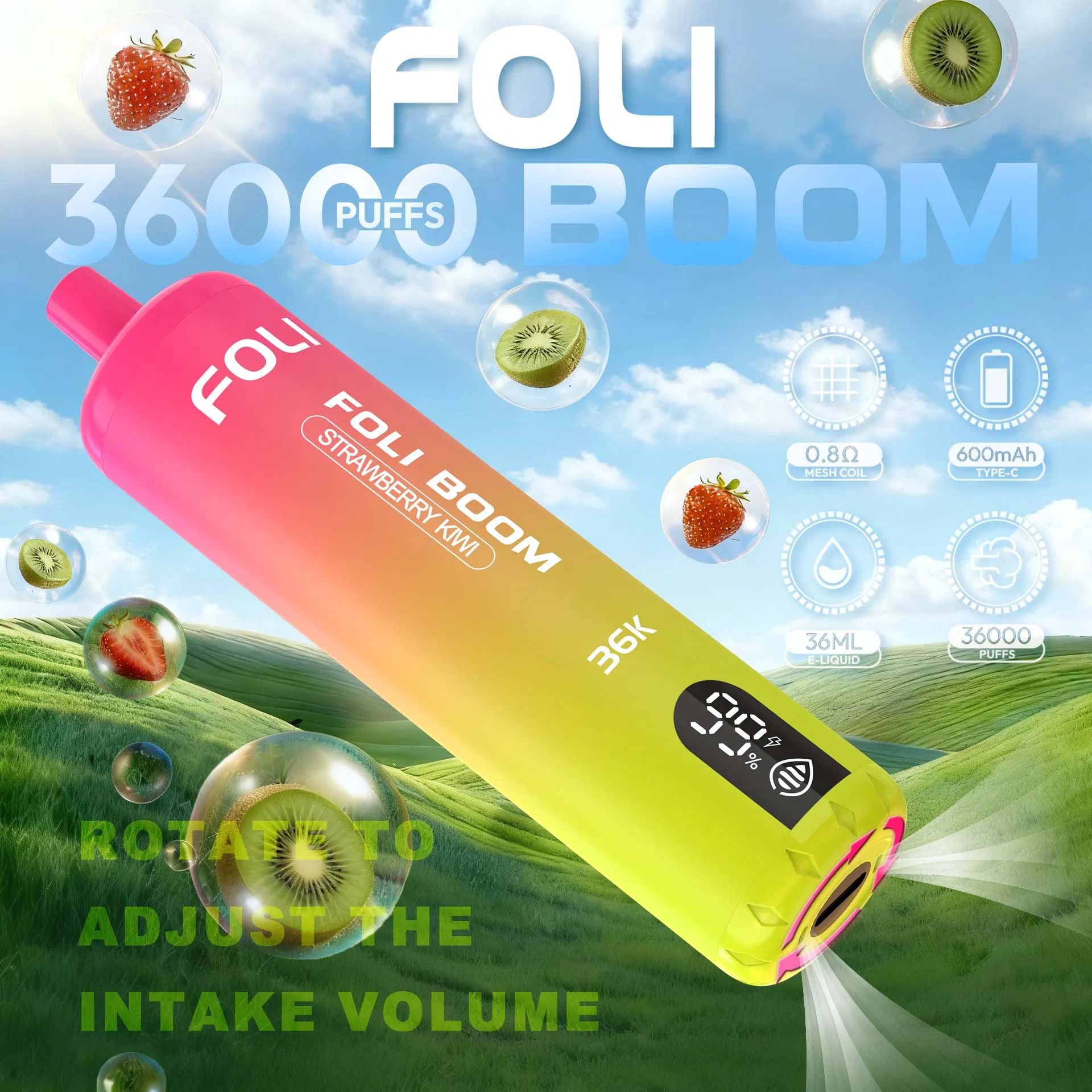 Foli Rechargeable Disposable Vape Pen Factory Vaper 36000 Puff Tornado Vaping OEM E Cigarette Wholesale Cheap Piece Vape 30K 36K Low MOQ Vape EU Warehouse Wape