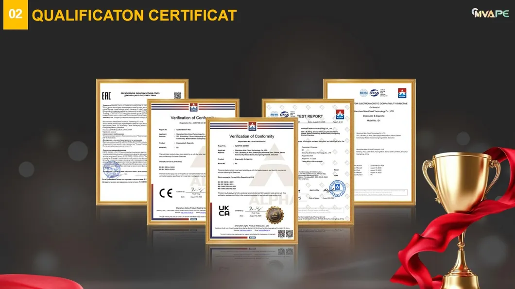 Vape Certifications