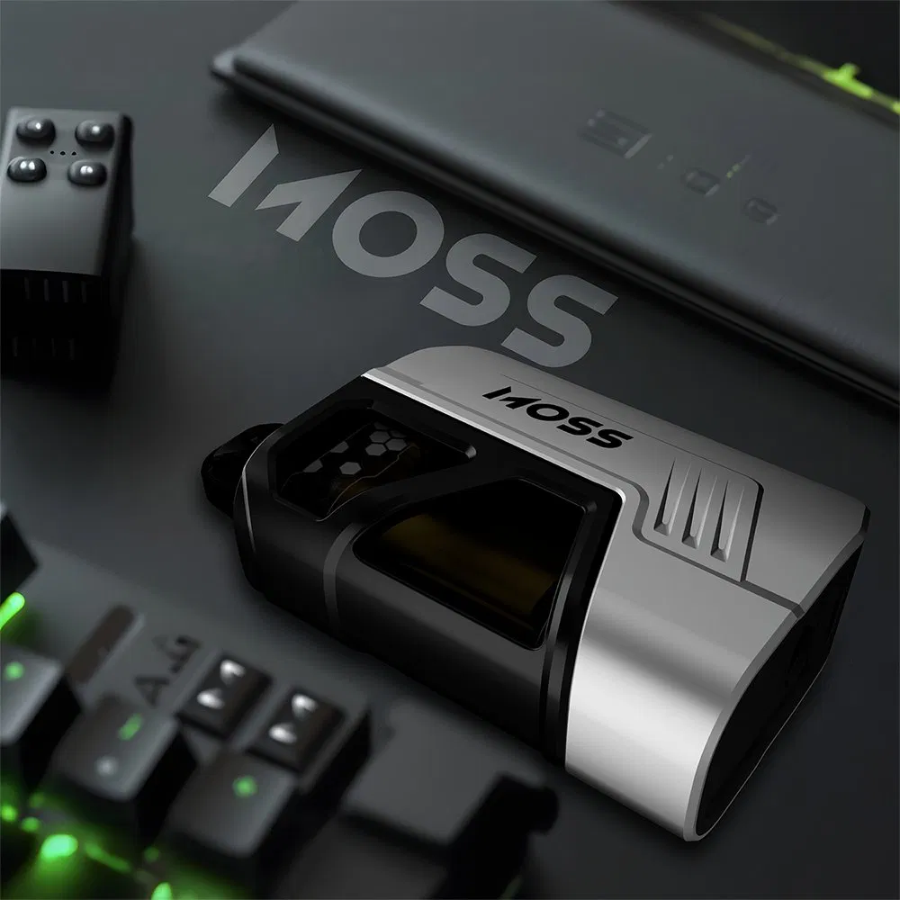 2025 New Arrival 8000 Puffs Smart Screen Electronic Cigarette Wholesale Price OEM Custom Zero Nicotine Gunnpod Moss Disposable Vape with Replacement 15ml Pod