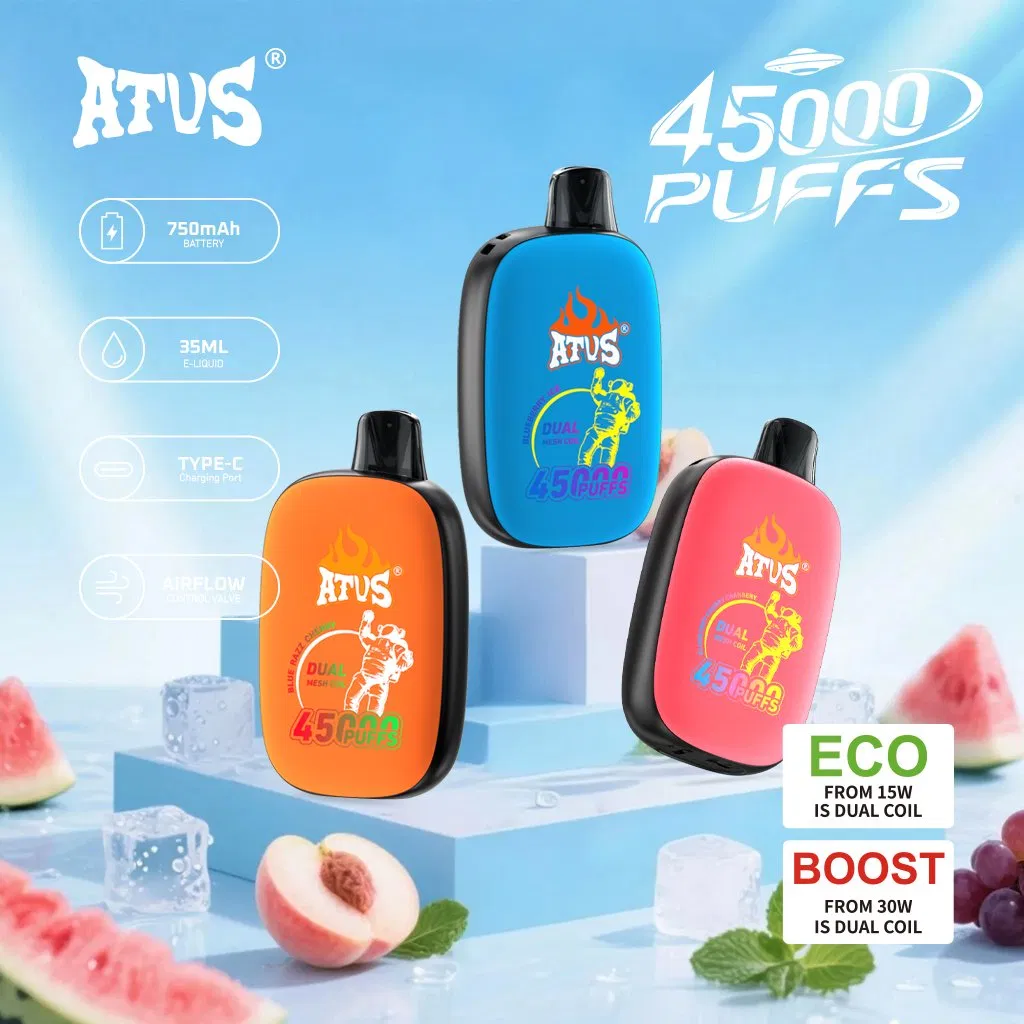 2026 New Leak-Proof Design Disposable Vape Smart Phone EU Warehouse 30000 45000 Puff Bar LED Light Vapes 20K 30K 45K Puff Hookah Shisha EU Warehouse Vape