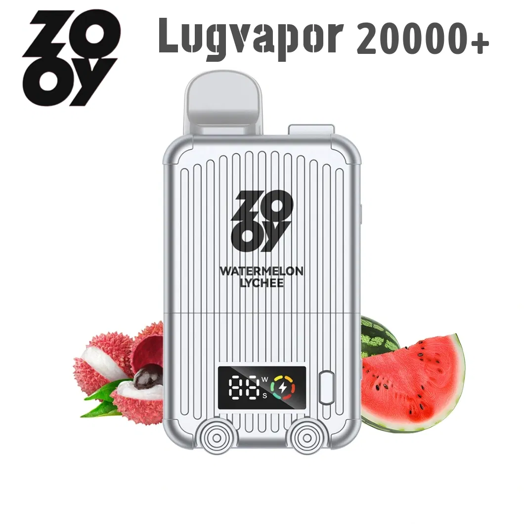 German Warehouse Zooy Lugvapor 20000+ Puffs Adjustable Airflow Disposable E Cig Vapor Puff Bar Vape Pod Wholesale E Cigarette