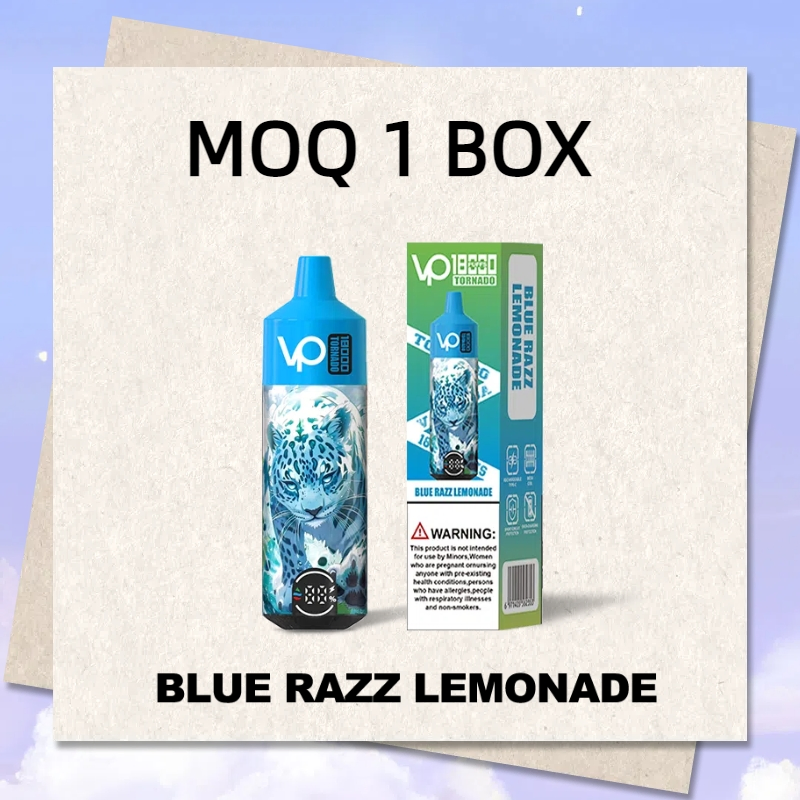 Germany Warehouse Vapanda Tornado 18K Electronic E Cigarette Vape Pen Airflow Adjustable Digital Box Puff Device Kit 40K 50K 90K Disposable Vape