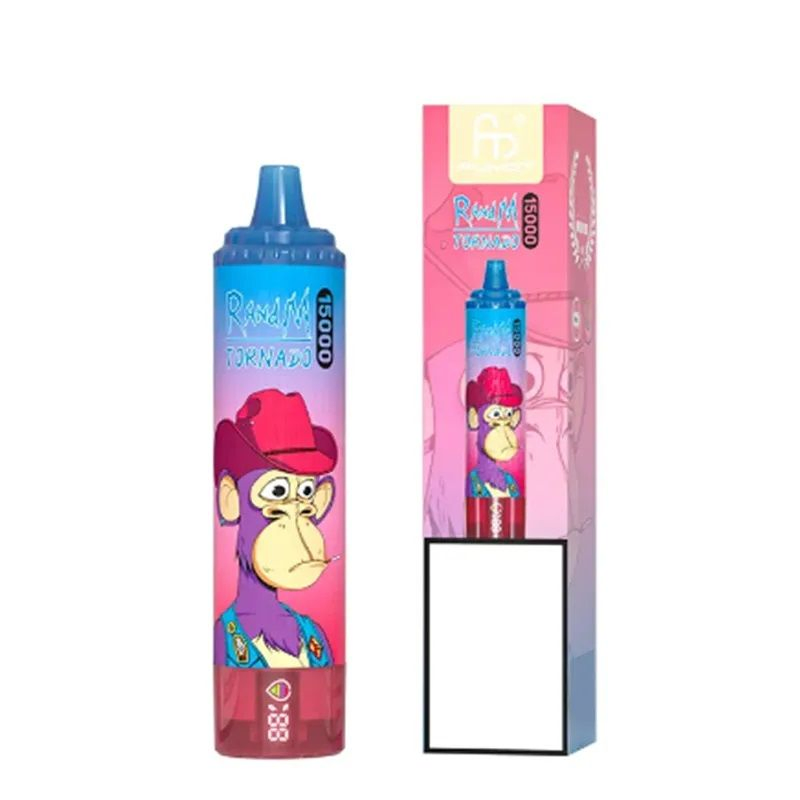 Wholesale Rand M Tornado 15000 Puff Disposable Vape Pen E Cigarette Battery Eliquid Display Disposable E Cigarette Rechargeable Vape Pen Sales