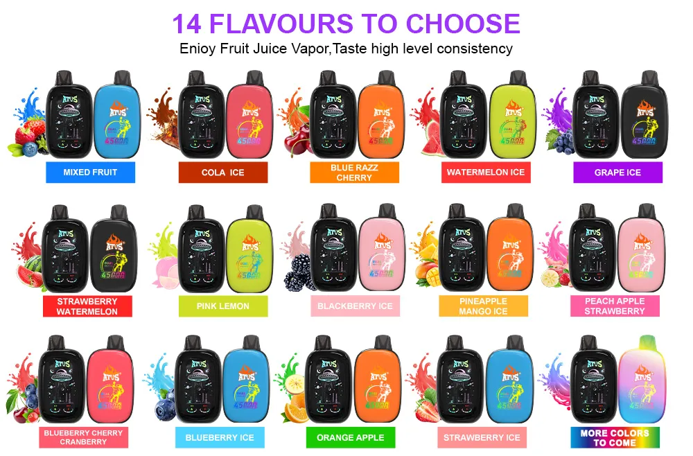 LED Light Vapes Display