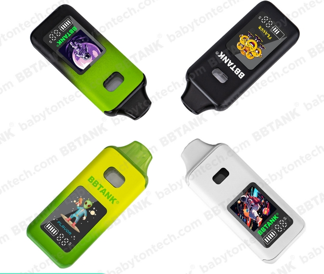 High Quality Leak-Proof 1g 2g Custom Bbtank Glo Empty Disposable Vape Pod with Interactive Ui