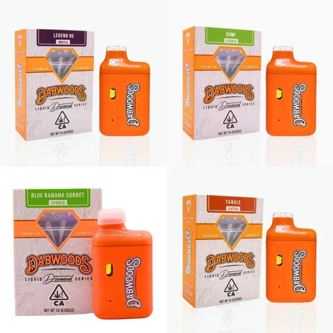 Factory Disposable Vape Pen Dabwoods 1ml 1g Vape Pen Dabwoods 1g Pod No Leak Proof Smoking Device Vape Supplier