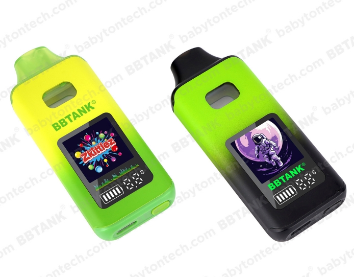 High Quality Leak-Proof 1g 2g Custom Bbtank Glo Empty Disposable Vape Pod with Interactive Ui