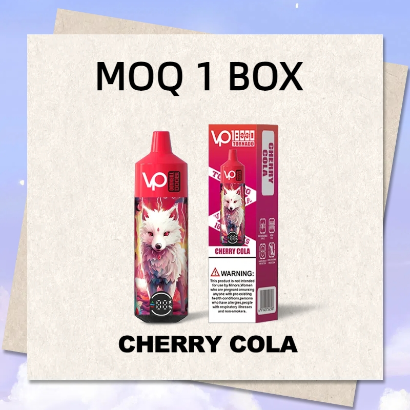 Germany Warehouse Vapanda Tornado 18K Electronic E Cigarette Vape Pen Airflow Adjustable Digital Box Puff Device Kit 40K 50K 90K Disposable Vape