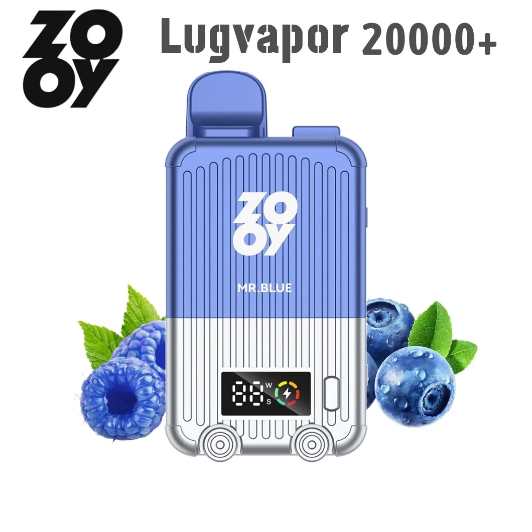 German Warehouse Zooy Lugvapor 20000+ Puffs Adjustable Airflow Disposable E Cig Vapor Puff Bar Vape Pod Wholesale E Cigarette