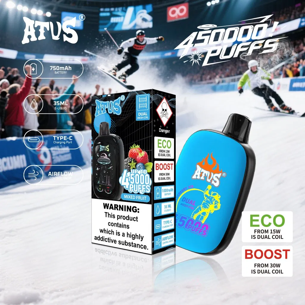 2026 New Leak-Proof Design Disposable Vape Smart Phone EU Warehouse 30000 45000 Puff Bar LED Light Vapes 20K 30K 45K Puff Hookah Shisha EU Warehouse Vape