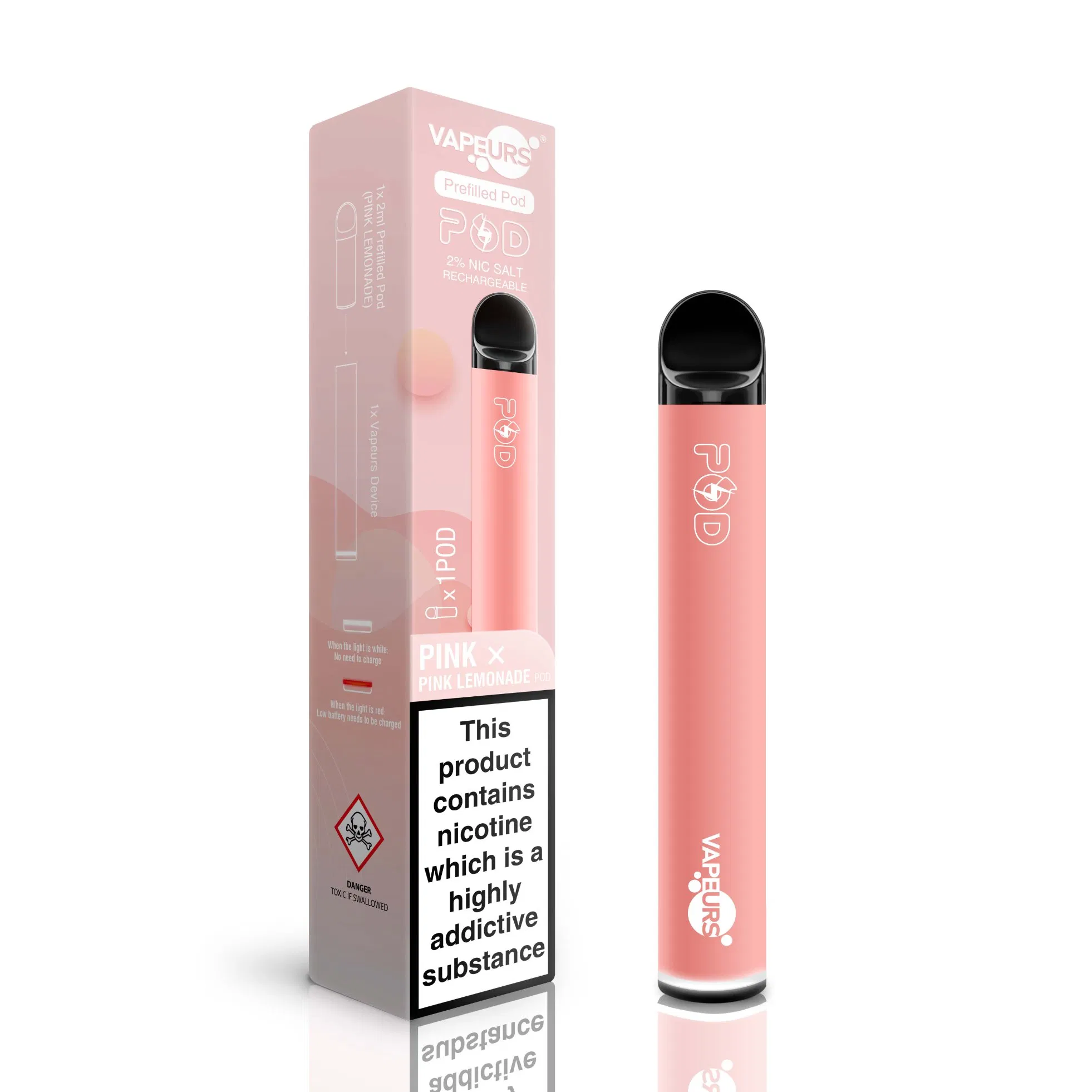 2ml 900 Puffs Disposable Vape Skey Stick Puff Bar with LED Light Wholesale Disposable Vape Pen Airflow Adjustable Direct to Lung E Cigarette