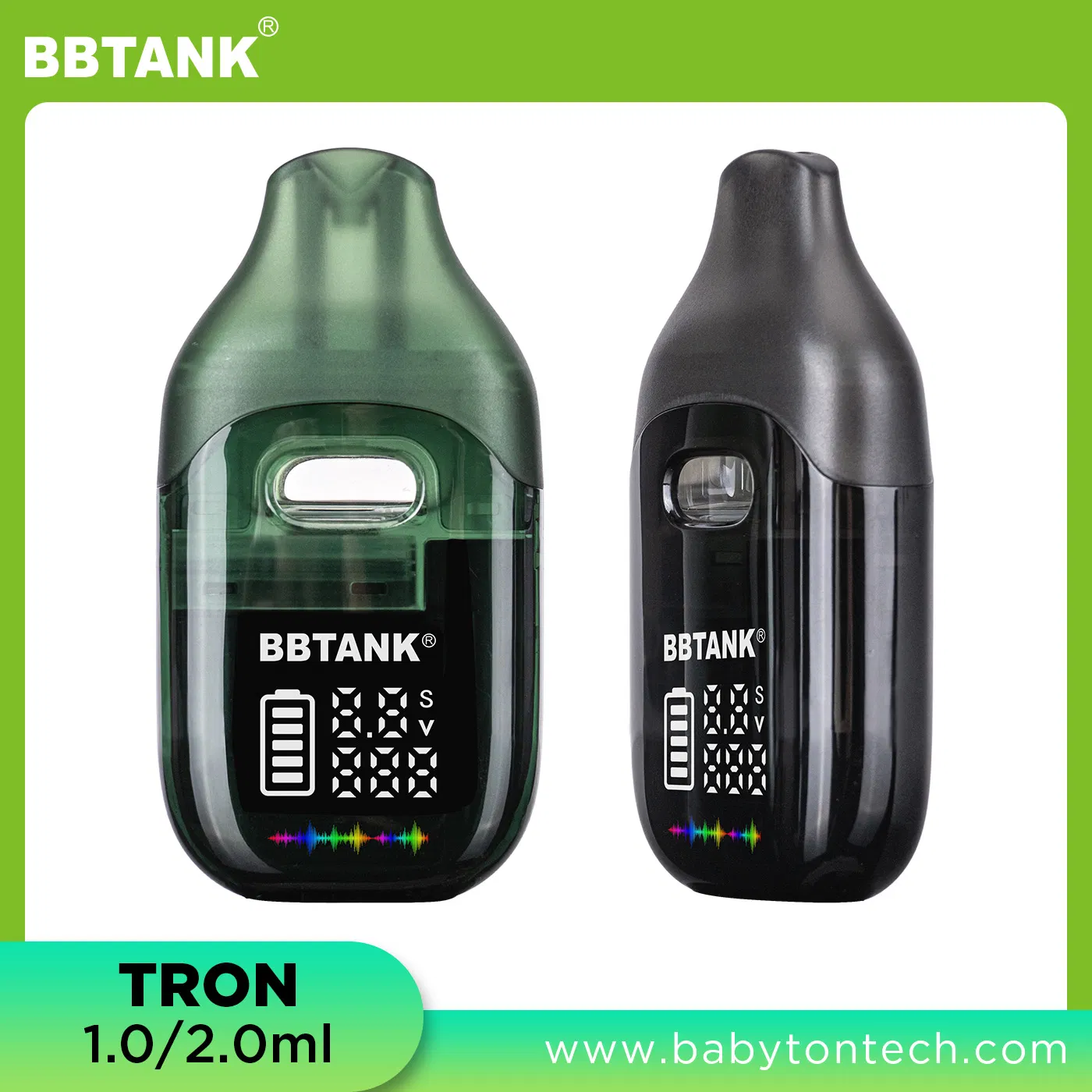 Bbtank Tron PRO Vape Disposable — Ceramic Core, Leak-Proof &amp; Postless Design