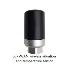 Lorawan Wireless Triaxial Accelerometer for Machinery Condition Monitoring Wireless Vibration Analyzer to Detect Motor Fault