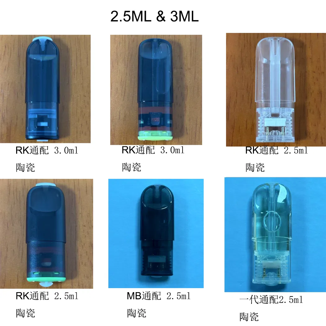 OEM Refillable Pod Cartridge 1.0ml-3.0ml 2ml Replacement Pod Compatible with Relx Pod Marbo Pod Zgar Pod Device