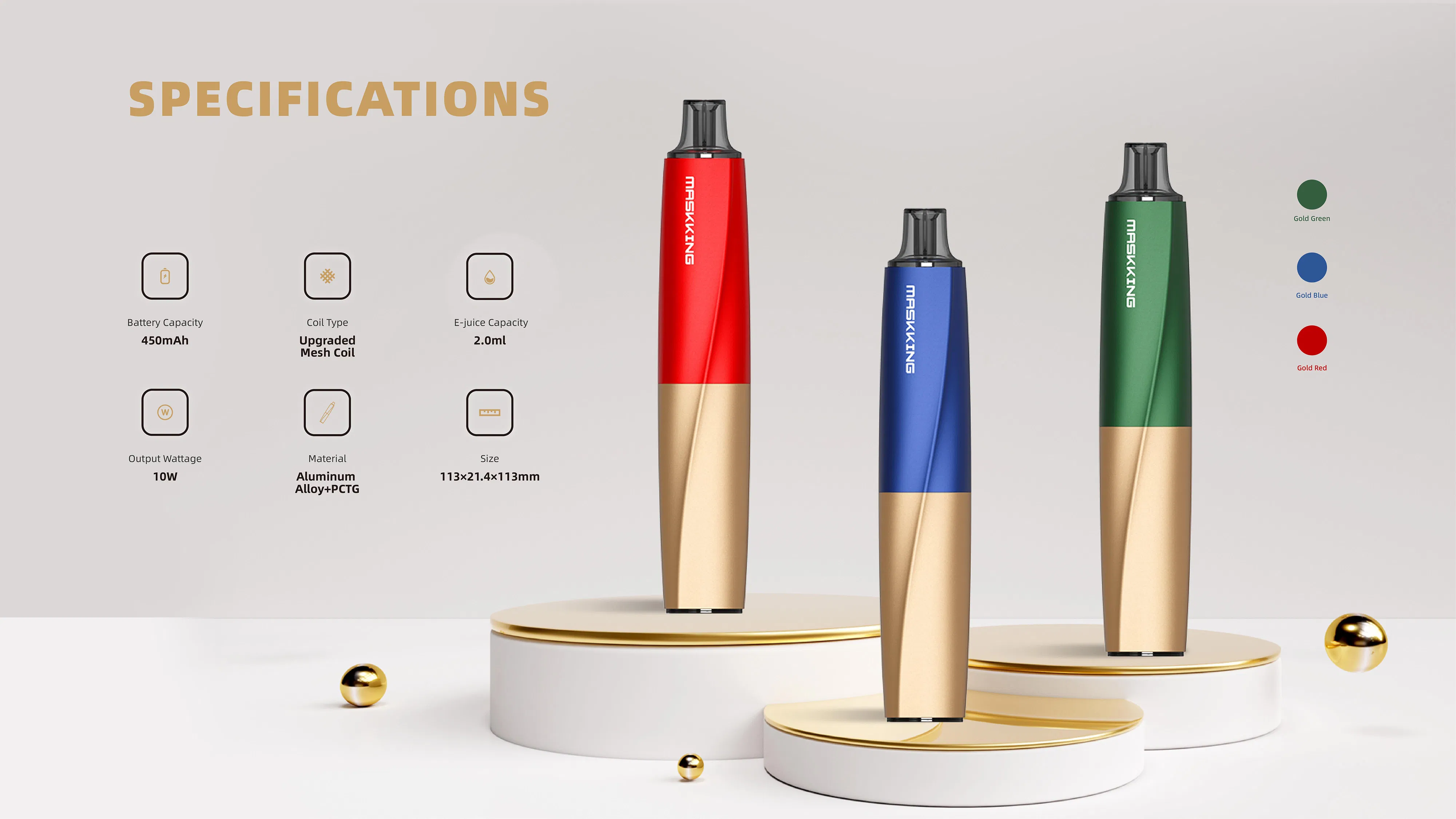 Nomi Pod 2ml Juice Vape Maskking Brand Vape Device Prefilled Pod and Refillable Pod Kit