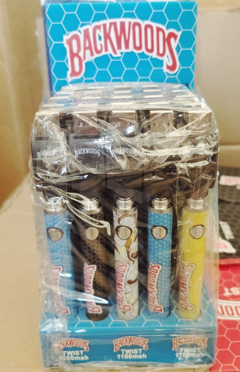 Backwoods Twist Battery 1100mAh Display 25CT