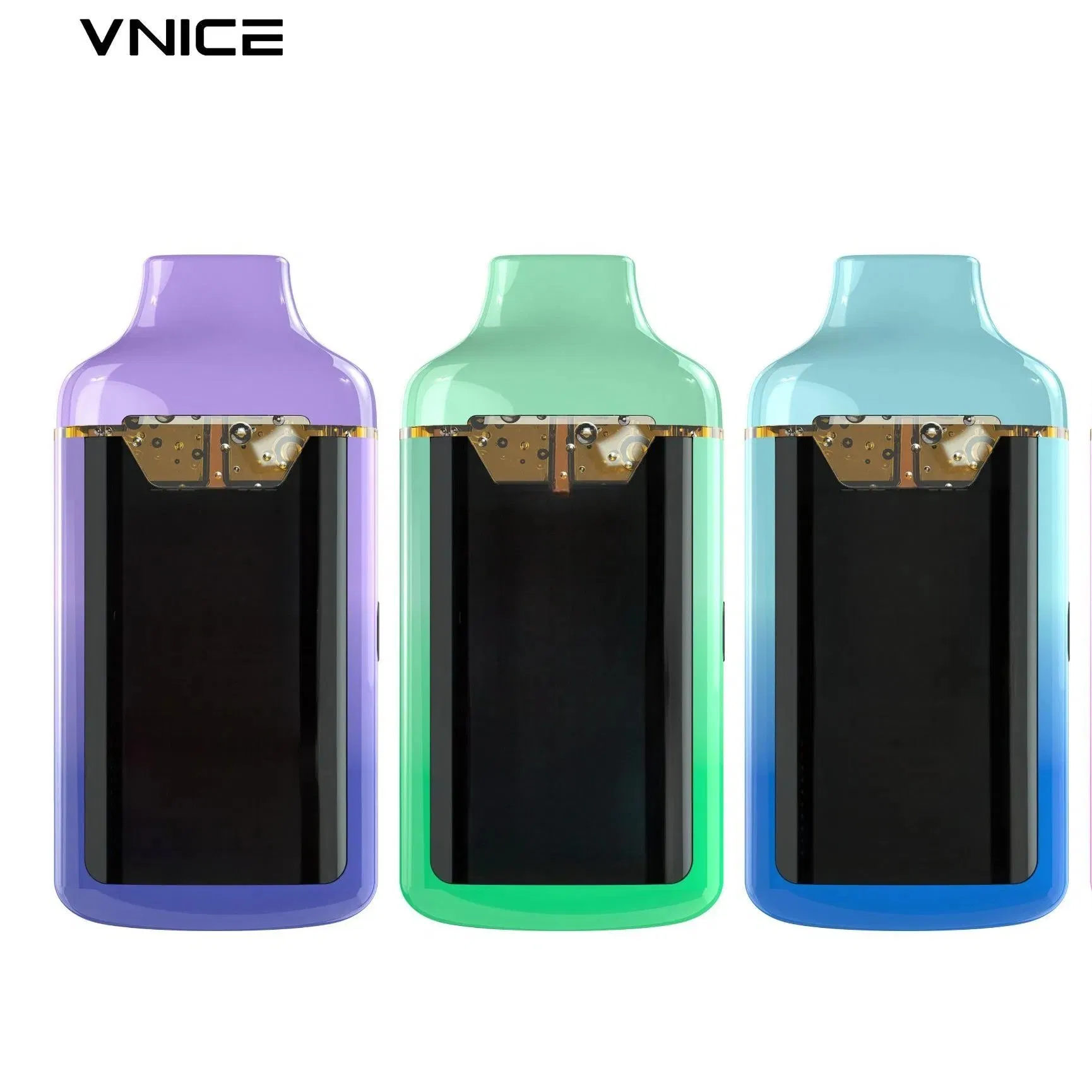 Button Activate Dual Tank Stainless Still Pre-Heating Disposable Vape Hardware Available for Customize