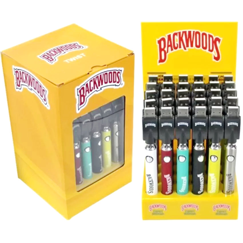 Backwoods Twist Battery 1100mAh Display 25CT