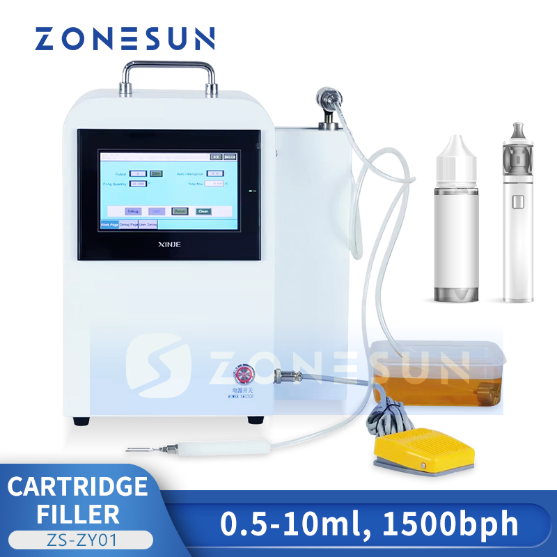 Zonesun Zs-Zy01 Cartridge Filler Oil Filling Equipment Liquid Dispenser for Small Bottles Vape Pods and E Liquids