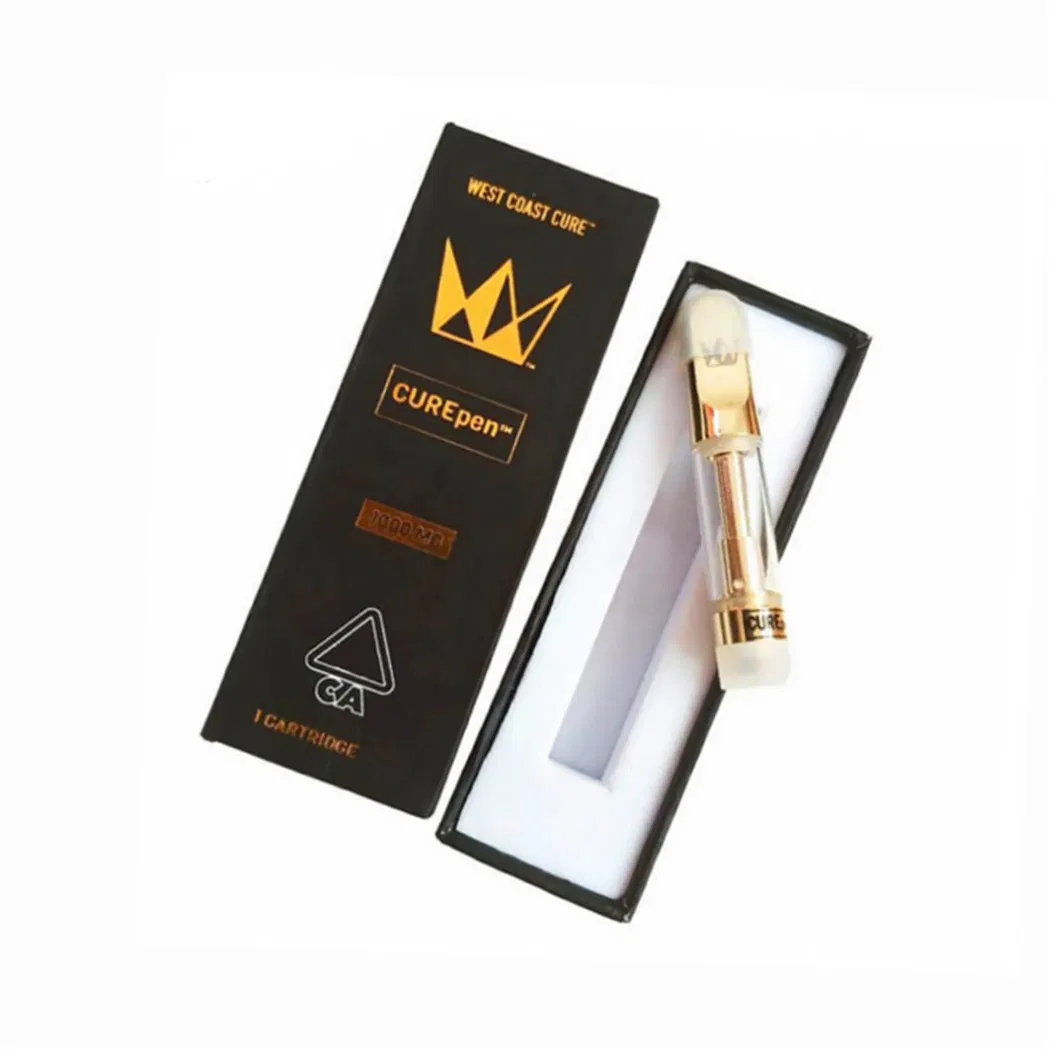West Coast Cure Style Gold 510 Thread 0.5g / 0.8g / 1.0g Empty Oil Cartridge for Cookies, Big Chief, Rove, Friendly Farms, Krt, Mad