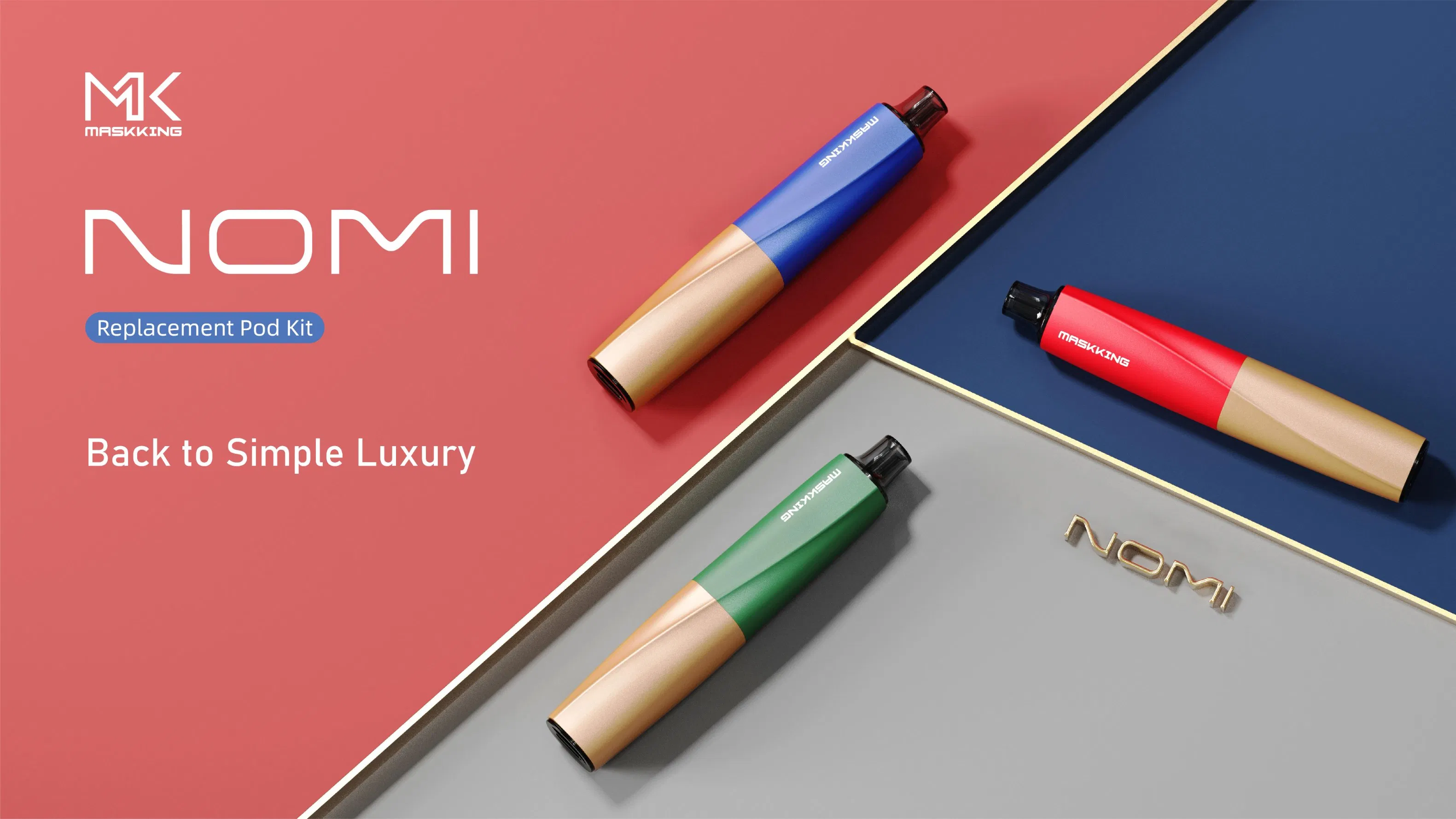 Nomi Pod 2ml Juice Vape Maskking Brand Vape Device Prefilled Pod and Refillable Pod Kit