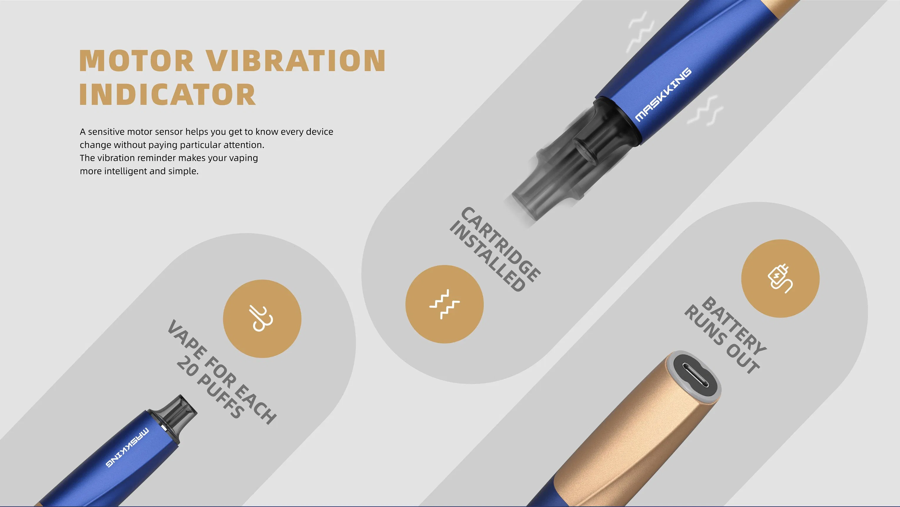 Nomi Pod 2ml Juice Vape Maskking Brand Vape Device Prefilled Pod and Refillable Pod Kit