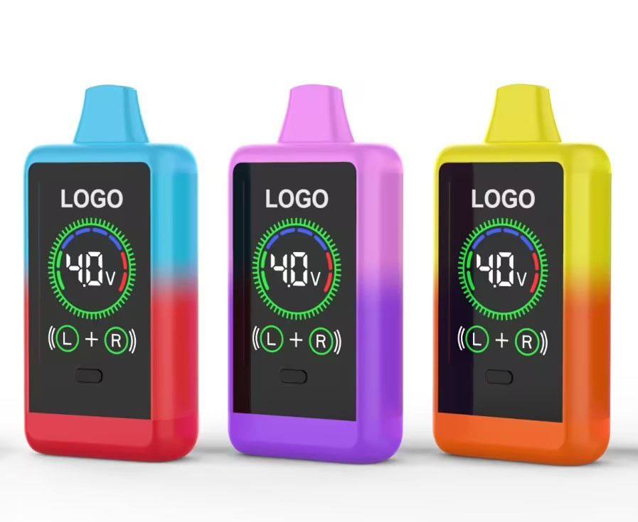 510 Thread Dual Mesh Coil 650mAh Big Digital Screen Smoking Battery