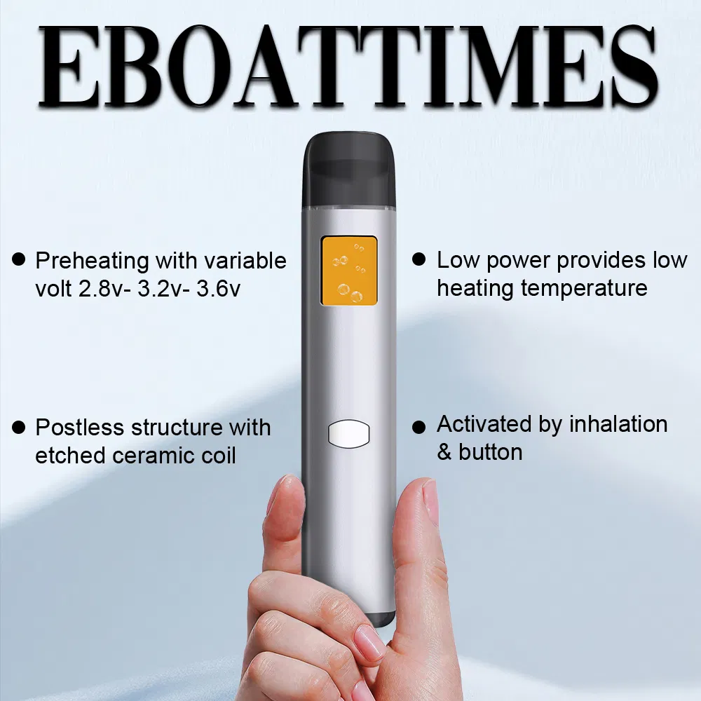 Eboat D12 Sleek Design 2ml Postless Oil Tank Big Oil Window Disposable Vape 2.0 Device