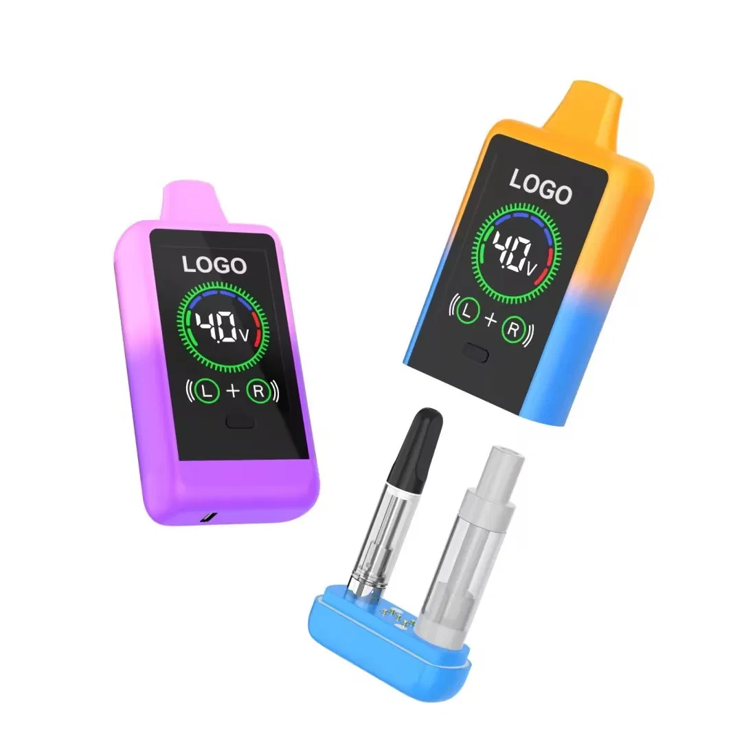 510 Thread Dual Mesh Coil 650mAh Big Digital Screen Smoking Battery