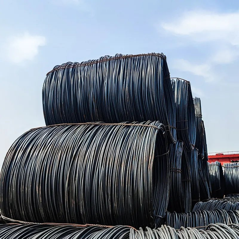 6mm 8mm 10mm Q195 Mild / Carbon Steel Wire Rod