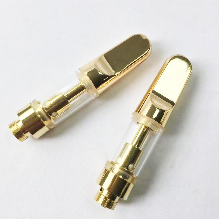 Wholesale 510 Cart OEM 510 Thread Battery Packaging Empty 0.5ml 1ml Disposable Thick Oil Pen Cookies Gold Cartridge