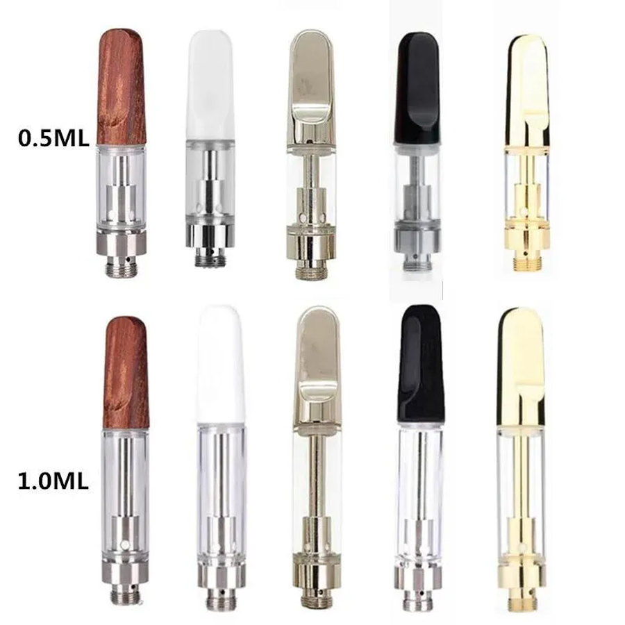 Ceramic Coil 510 Cartridges, 0.8 Ml /1.0 Ml, Disposable Atomizers for Vapor Devices.