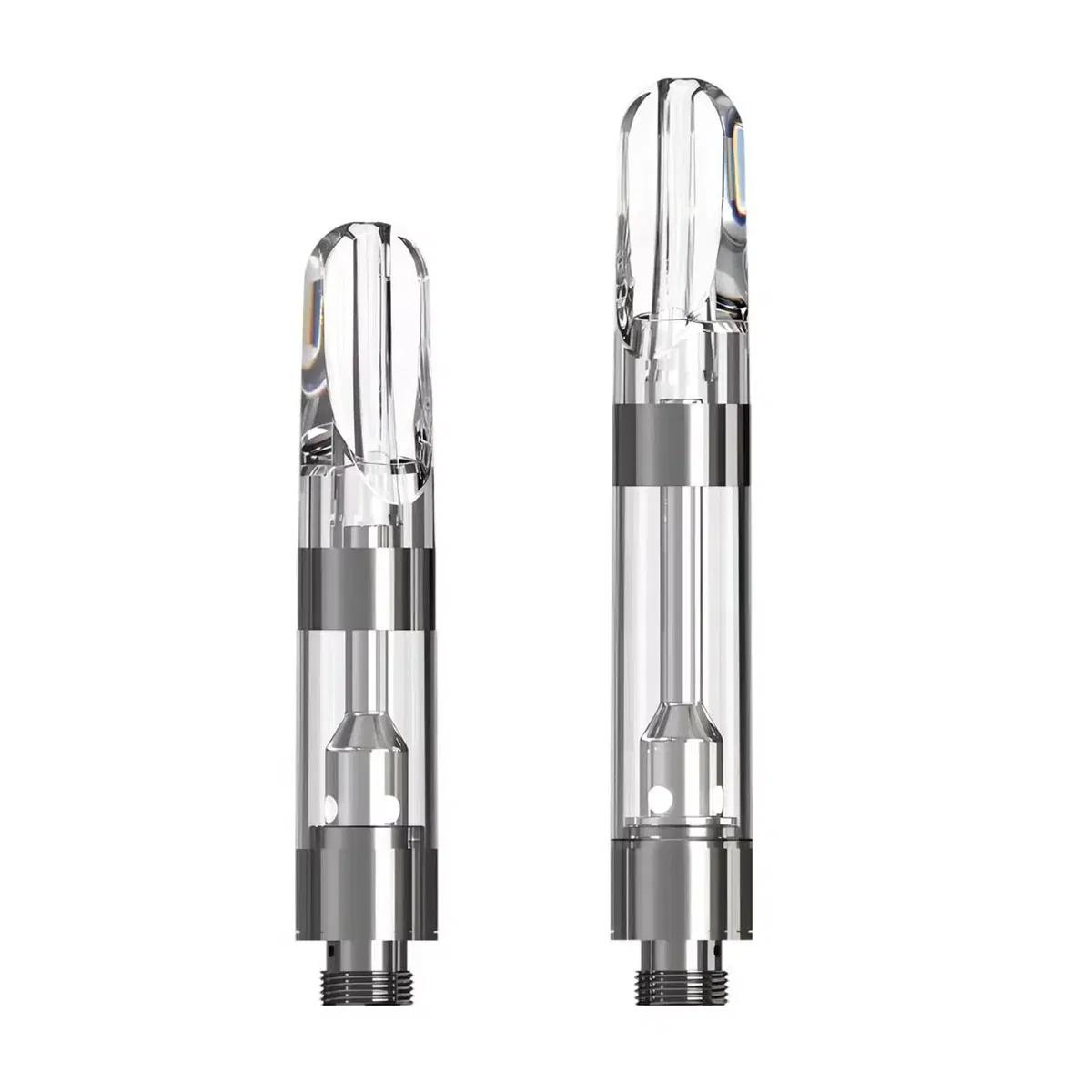 0.5ml 1.0ml Stainless Steel No Lead Ceramic Heating Empty Disposable 510 Cartridge Screw Tip 1.0ml