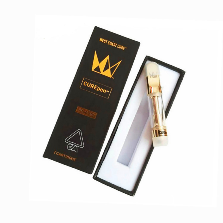 0.5ml 0.8ml 1ml Disposable Premium Style Gold Silver Design Pen Style Device 510 Thread Empty Cartridge