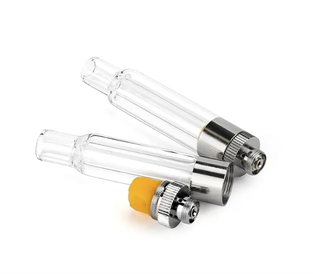 All-Glass 510 Thread Vape Cartridge (Clear Tank)