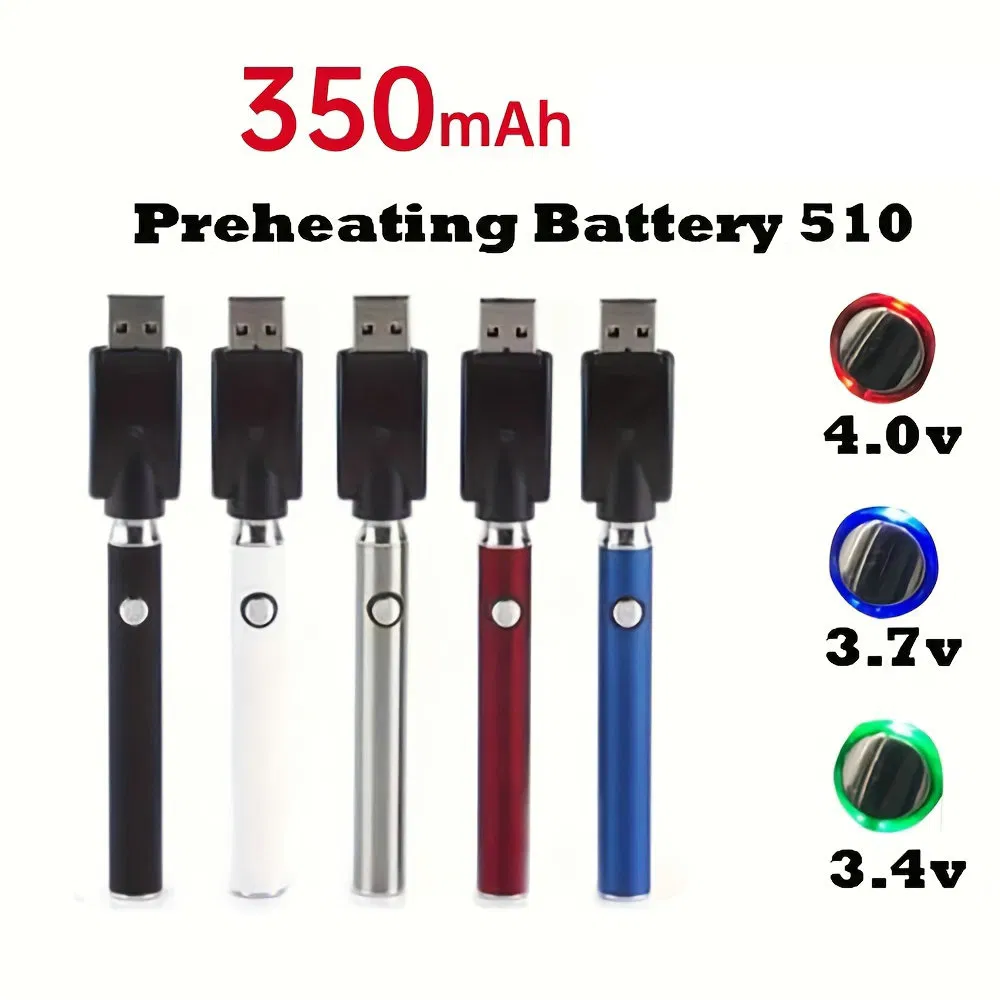 350 mAh Pen Battery 510 Thread Vertex USB Charger Kit VV Battery