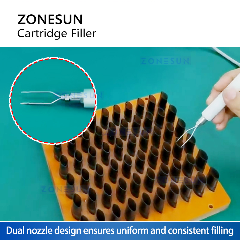 Zonesun Zs-Zy01 Cartridge Filler Oil Filling Equipment Liquid Dispenser for Small Bottles Vape Pods and E Liquids