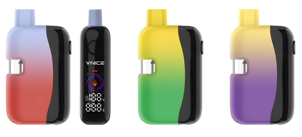 Premium LED Digital Screen 1ml 2ml All-in-One Disposable Empty Vape Pen Device for Thick Oils