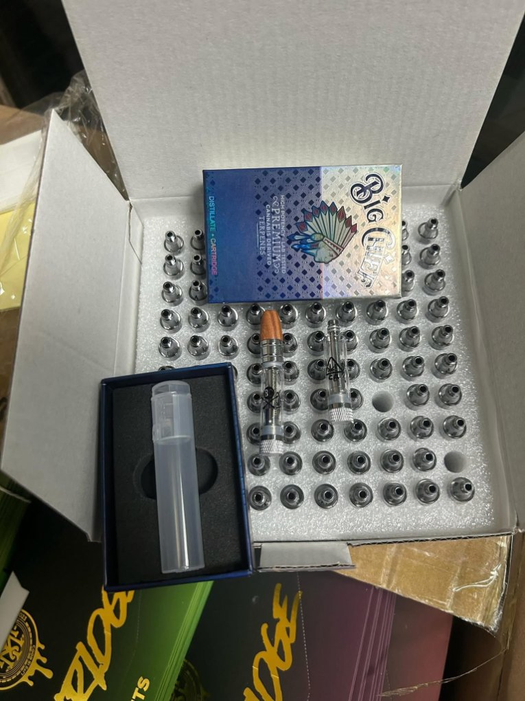 Premium Gold 510 Thread Empty Cartridge for Thick Oil - Cookies, Big Chief, Rove Style