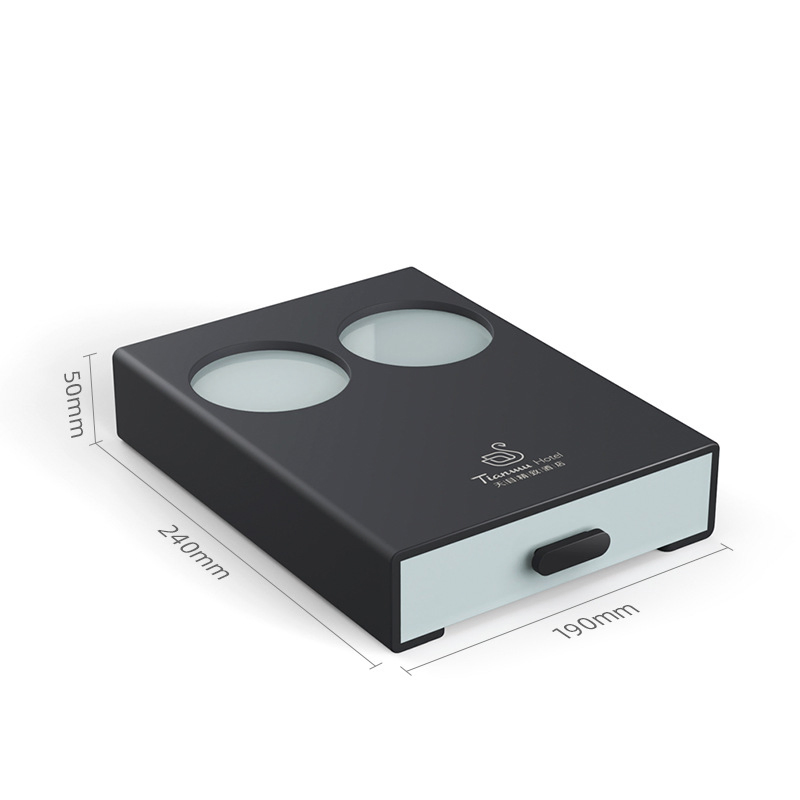 Custom Acrylic Hotel Toiletries Storage Box Disposable Toothbrush Holder for Hotel and Guesthouse Sinks