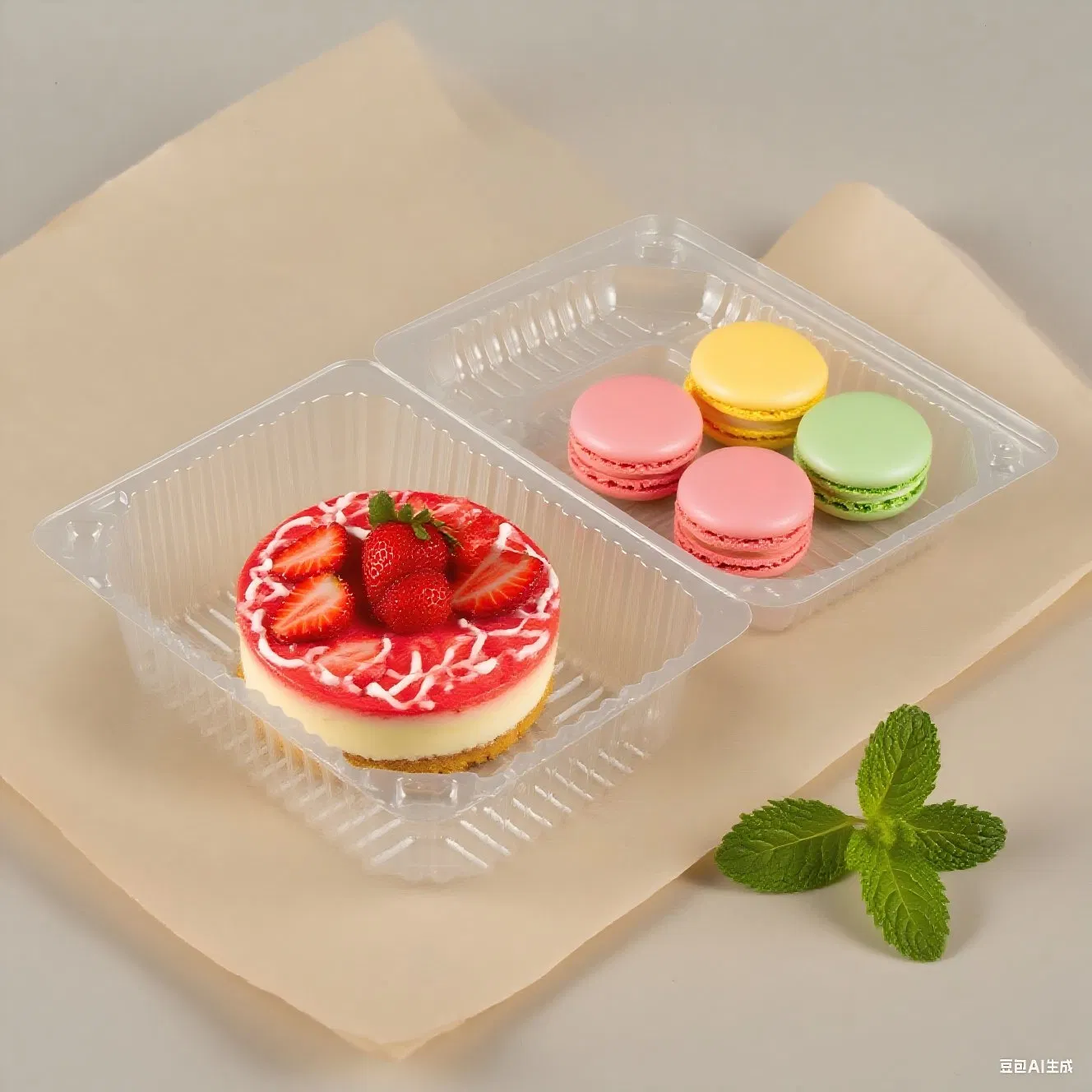 Transparent High Temp Resistant Disposable Packaging for Eco-Friendly Events