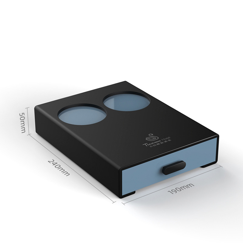 Custom Acrylic Hotel Toiletries Storage Box Disposable Toothbrush Holder for Hotel and Guesthouse Sinks