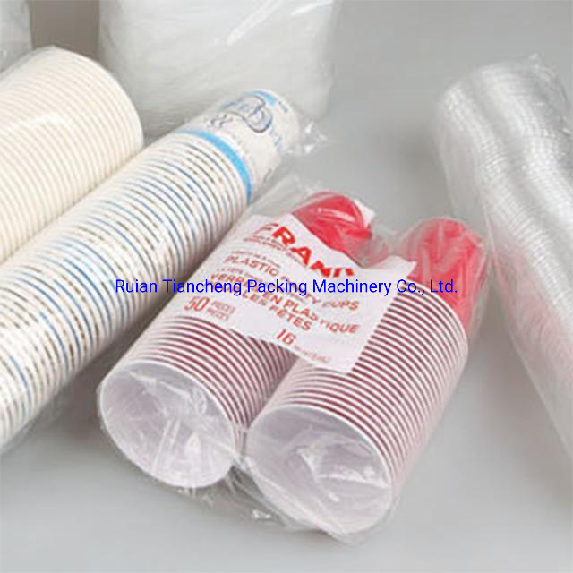 Automatic High Speed Disposable Paper Plastic Bowl Cup Lid Coffee Bowl Counting Cover Plate Tray Food Container Packing Machine