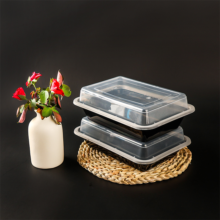 Fleet-Friendly Prep Armor-Tough Disposable PP Rectangules Stack High, Ride Safe