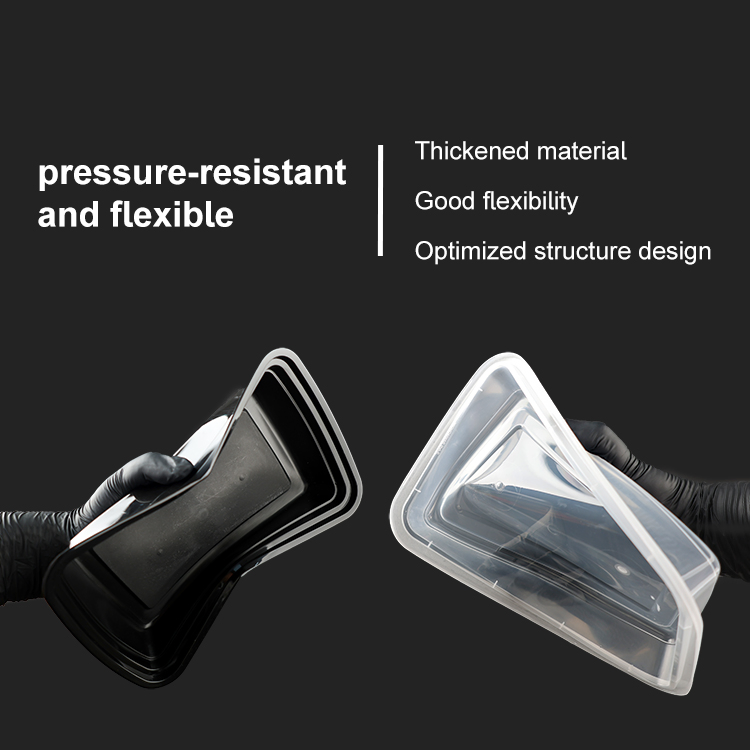 Fleet-Friendly Prep Armor-Tough Disposable PP Rectangules Stack High, Ride Safe