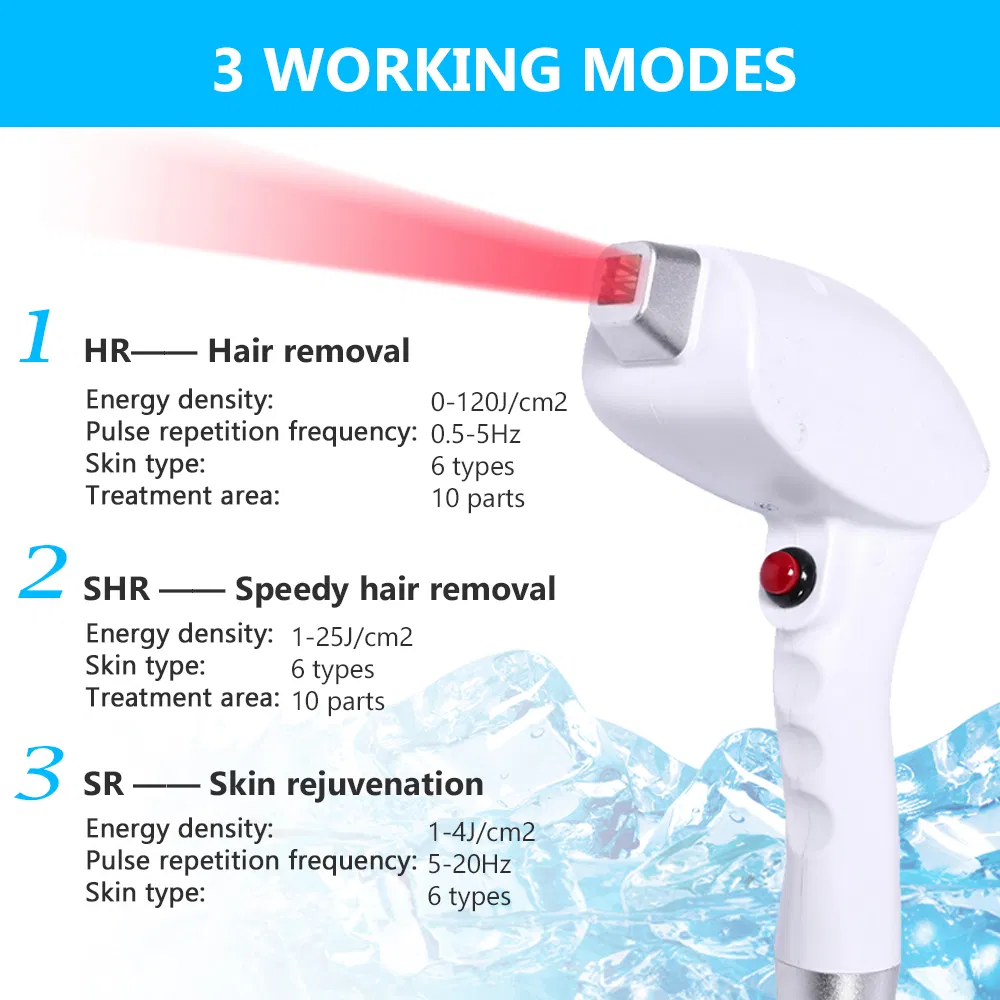 2022 Newest Micro-Channel Cooling Diode Laser 808nm Hair Removal Machine