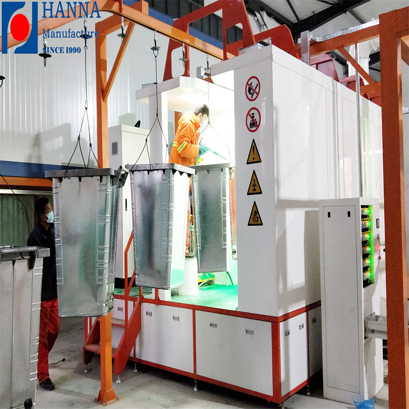 Customize Fully Automatic Conveyor Powder Coating Spray Paint System