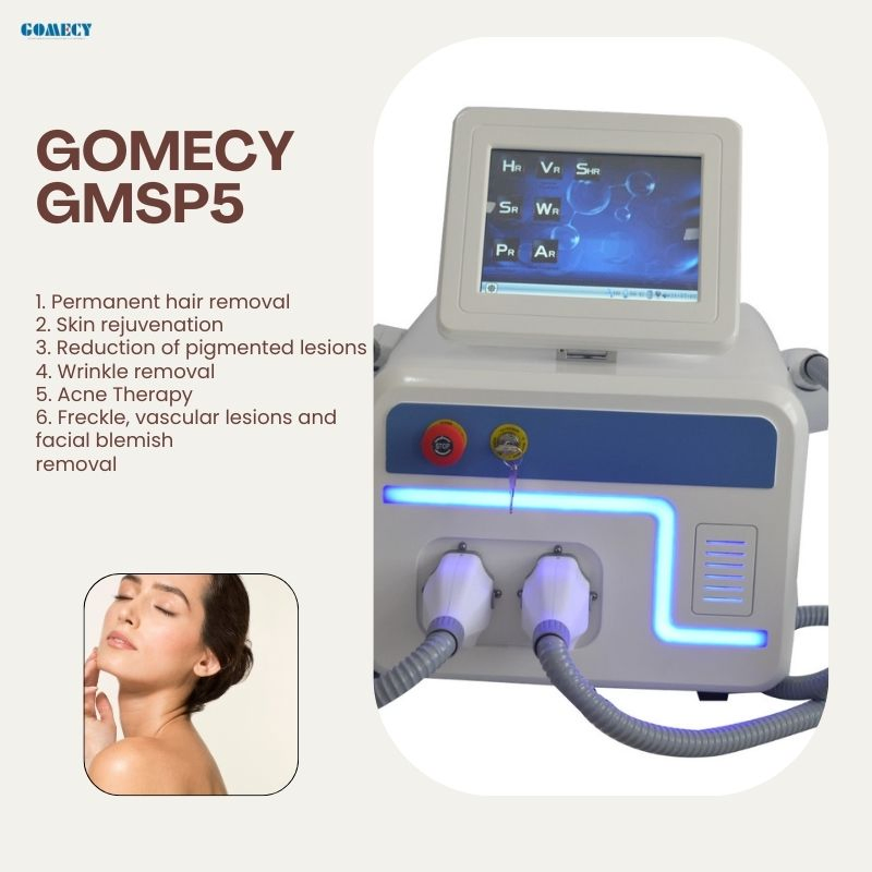IPL Device for Pigmentation Vascular Removal Skin Tone Correction and Facial Glow